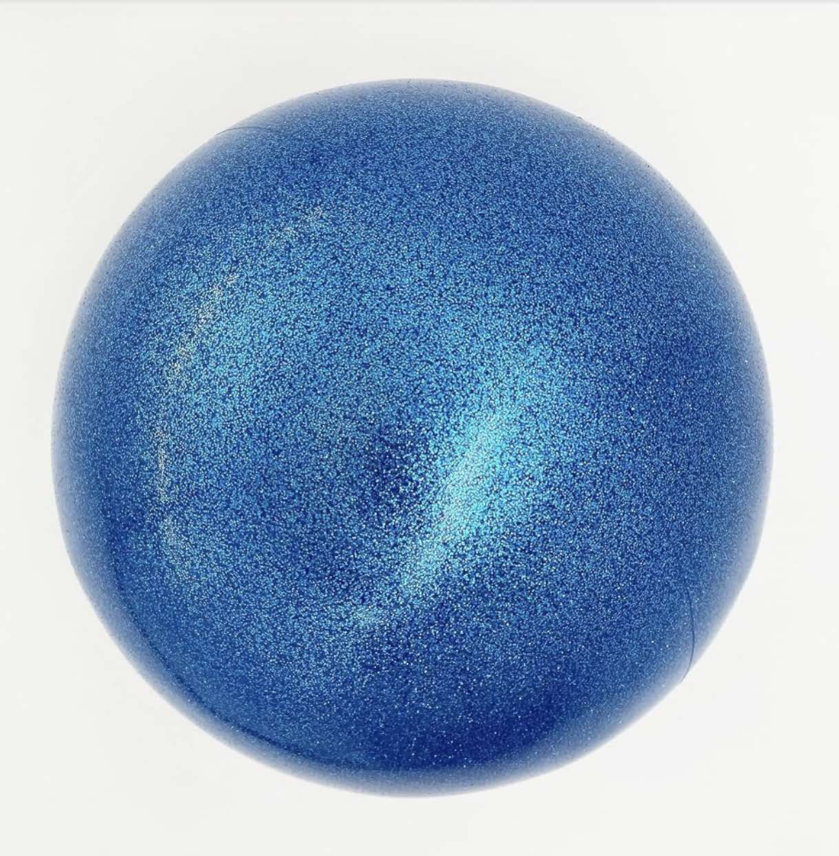 Glitter rhythmic gymnastics ball